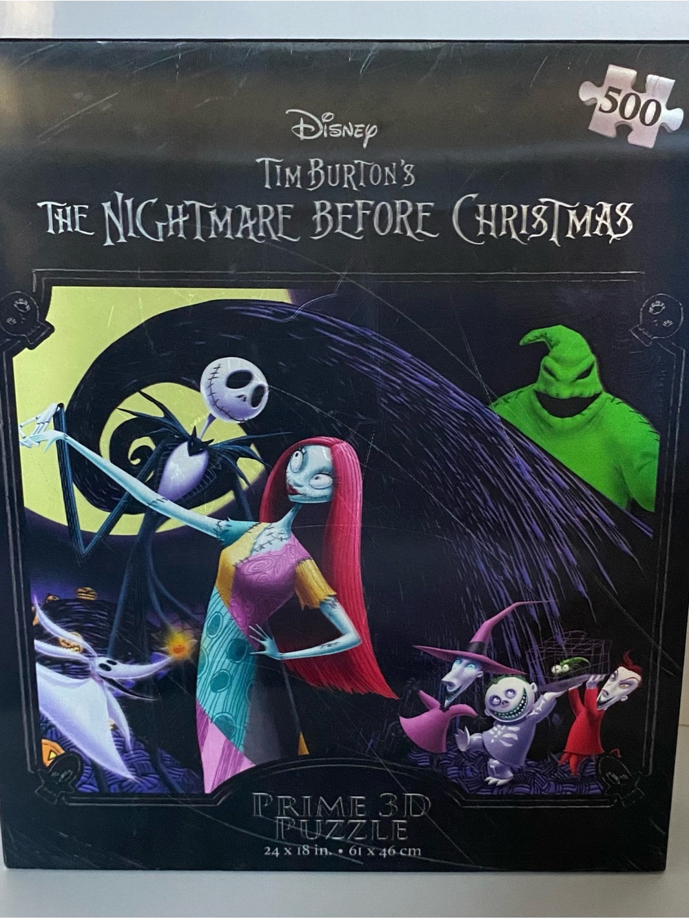 Prime 3D Nightmare Before Christmas 500-Piece 3D Puzzle New NIB Halloween Disney